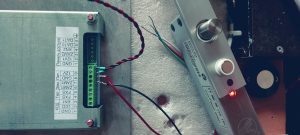 Ригельный замок (с LED, нормально-открытый). Подключение